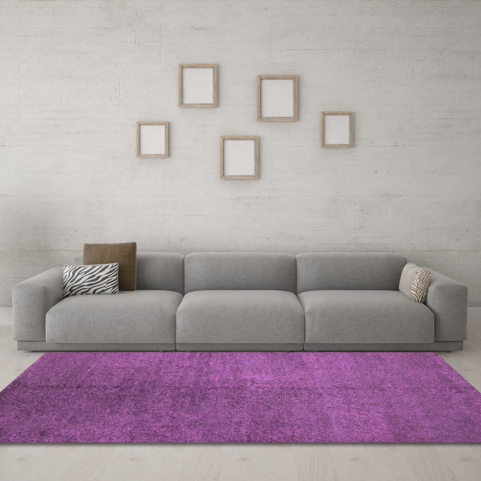 Machine Washable Abstract Pink Contemporary Rug in a Living Room, wshcon1231pnk