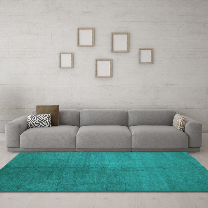 Machine Washable Abstract Light Blue Contemporary Rug in a Living Room, wshcon1231lblu