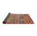 Thickness of Contemporary Light Copper Gold Modern Rug, con1232