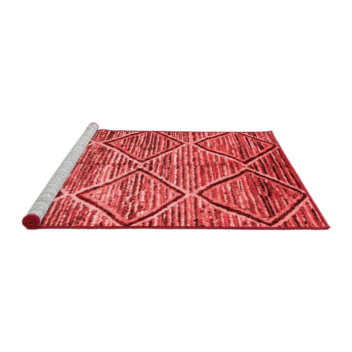 Contemporary Red Washable Rugs