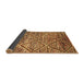 Sideview of Abstract Brown Contemporary Rug, con1232brn