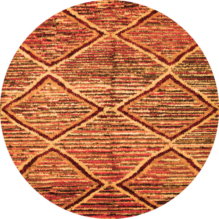 Machine Washable Abstract Orange Contemporary Area Rugs, wshcon1232org