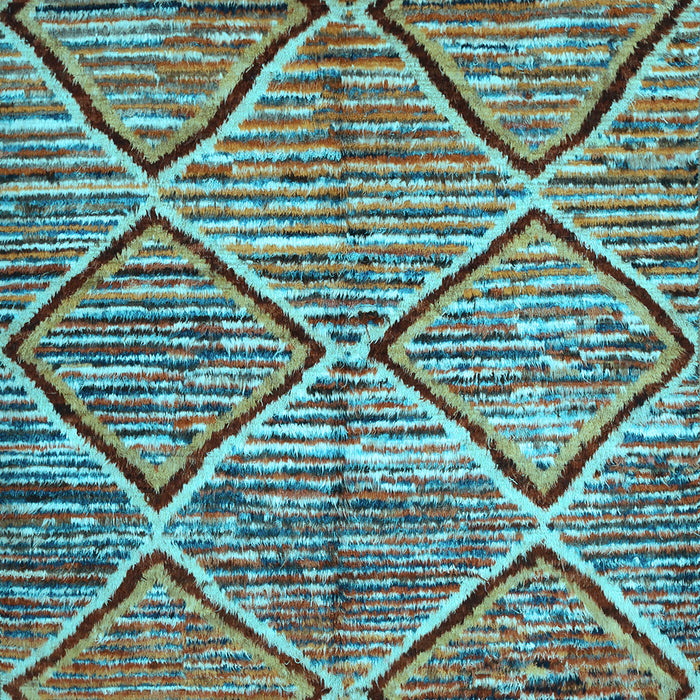 Machine Washable Abstract Light Blue Contemporary Rug, wshcon1232lblu