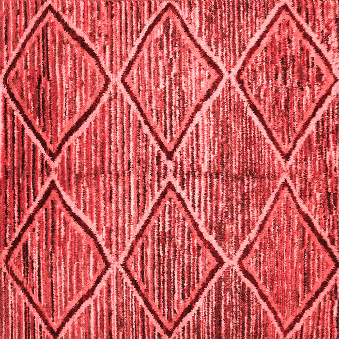 Machine Washable Abstract Red Contemporary Rug, wshcon1232red
