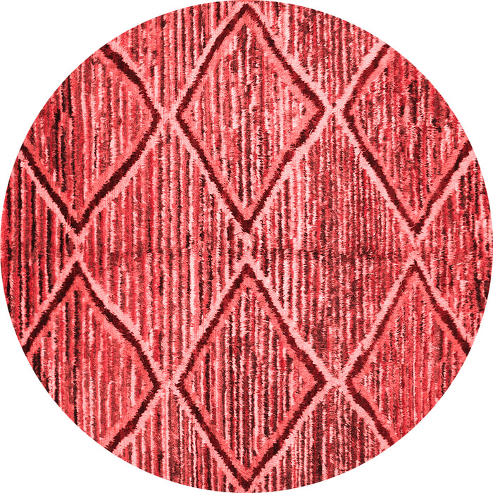 Machine Washable Abstract Red Contemporary Rug, wshcon1232red