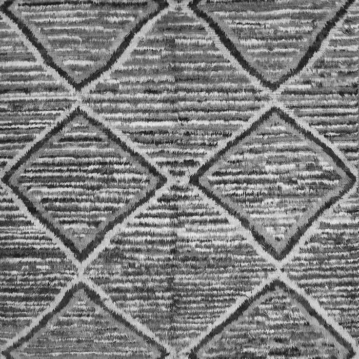 Abstract Gray Contemporary Rug, con1232gry