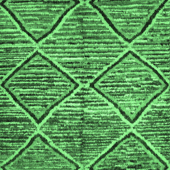 Abstract Emerald Green Contemporary Rug, con1232emgrn
