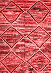 Abstract Red Contemporary Rug, con1232red