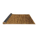 Sideview of Abstract Brown Contemporary Rug, con1233brn