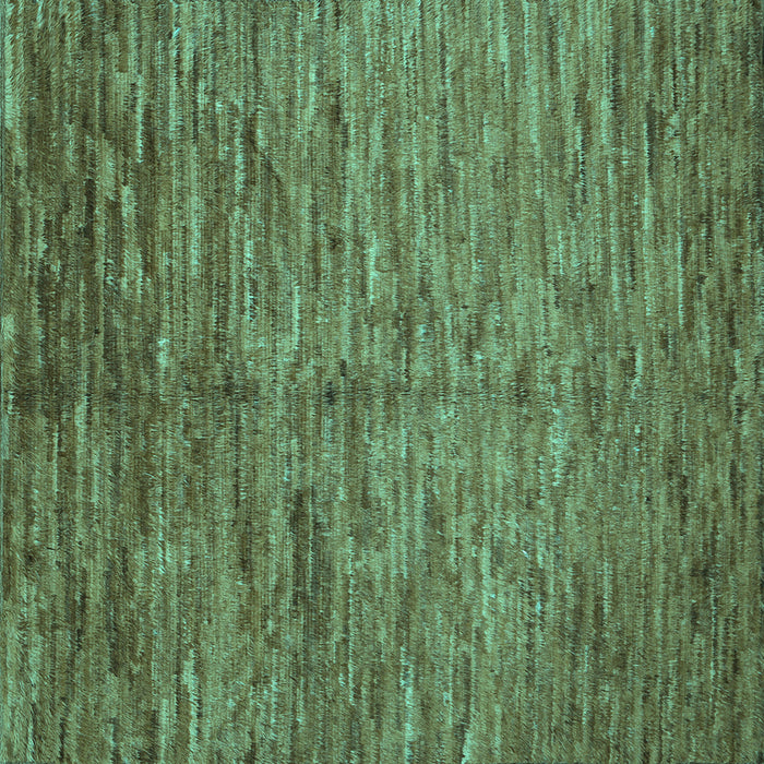 Square Abstract Turquoise Contemporary Rug, con1233turq