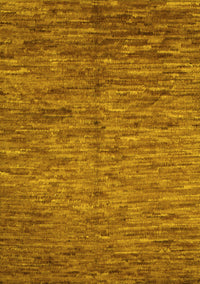 Abstract Yellow Contemporary Rug, con1233yw