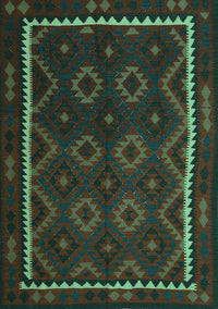 Oriental Turquoise Traditional Rug, con1234turq