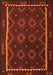 Serging Thickness of Machine Washable Oriental Orange Traditional Area Rugs, wshcon1234org