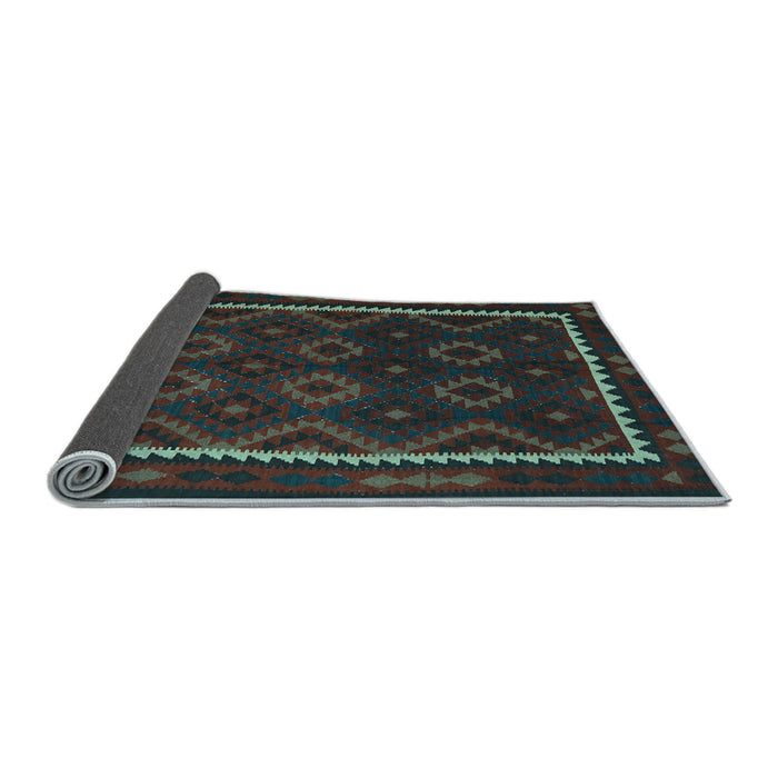 Sideview of Oriental Light Blue Traditional Rug, con1234lblu