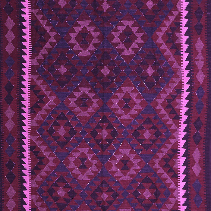 Machine Washable Oriental Purple Traditional Area Rugs, wshcon1234pur