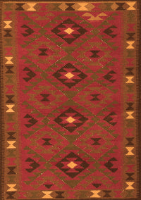 Southwestern Orange Country Rug, con1235org