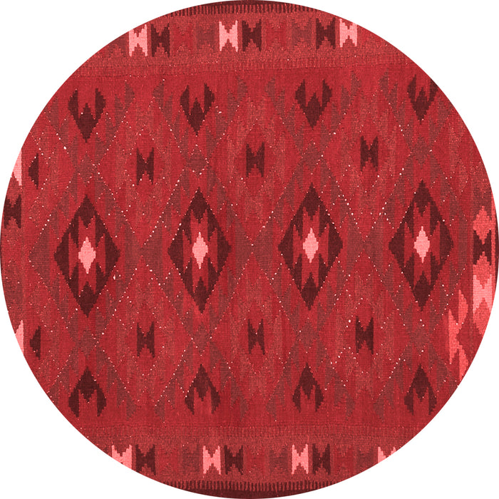 Machine Washable Southwestern Red Country Rug, wshcon1235red