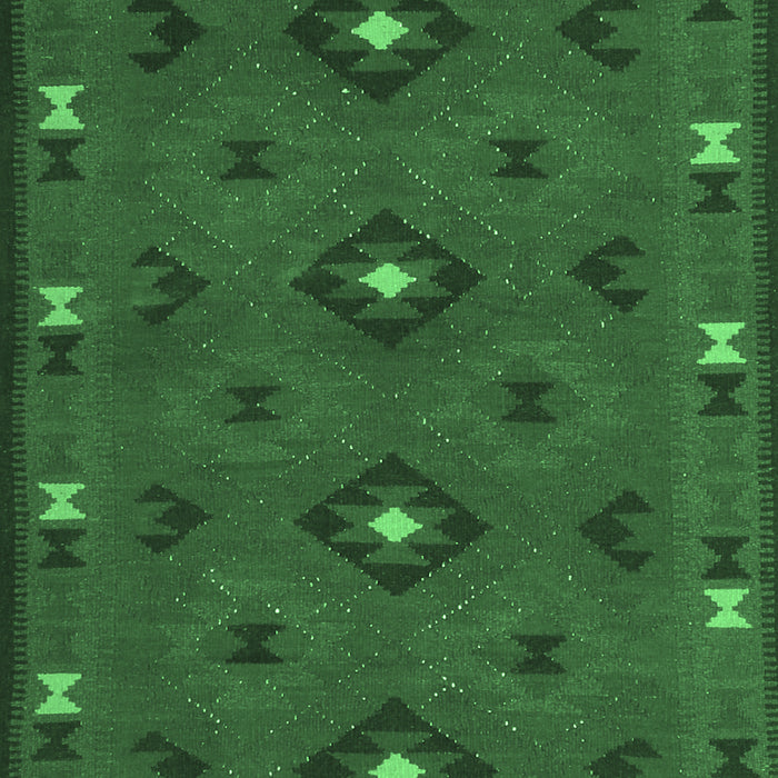 Southwestern Emerald Green Country Rug, con1235emgrn