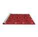 Country Red Washable Rugs