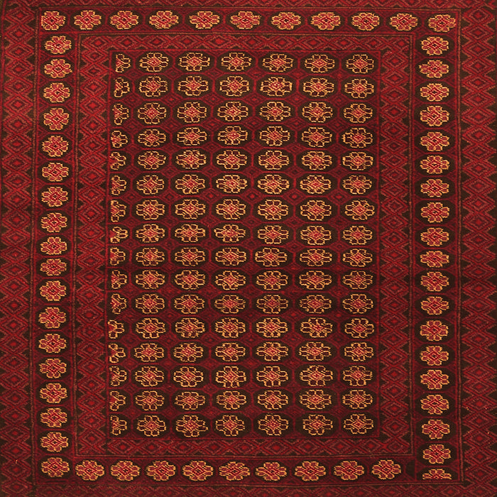 Round Machine Washable Abstract Orange Contemporary Area Rugs, wshcon1236org