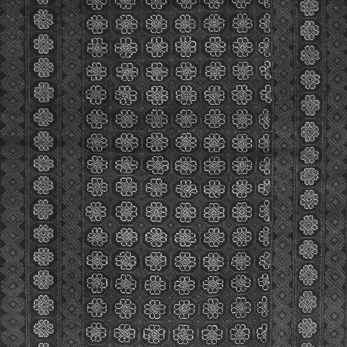 Serging Thickness of Machine Washable Abstract Gray Contemporary Rug, wshcon1236gry