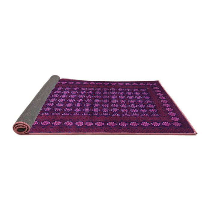 Sideview of Abstract Purple Contemporary Rug, con1236pur