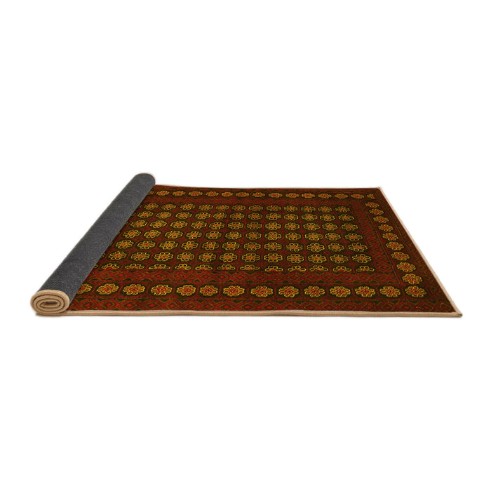 Sideview of Abstract Yellow Contemporary Rug, con1236yw