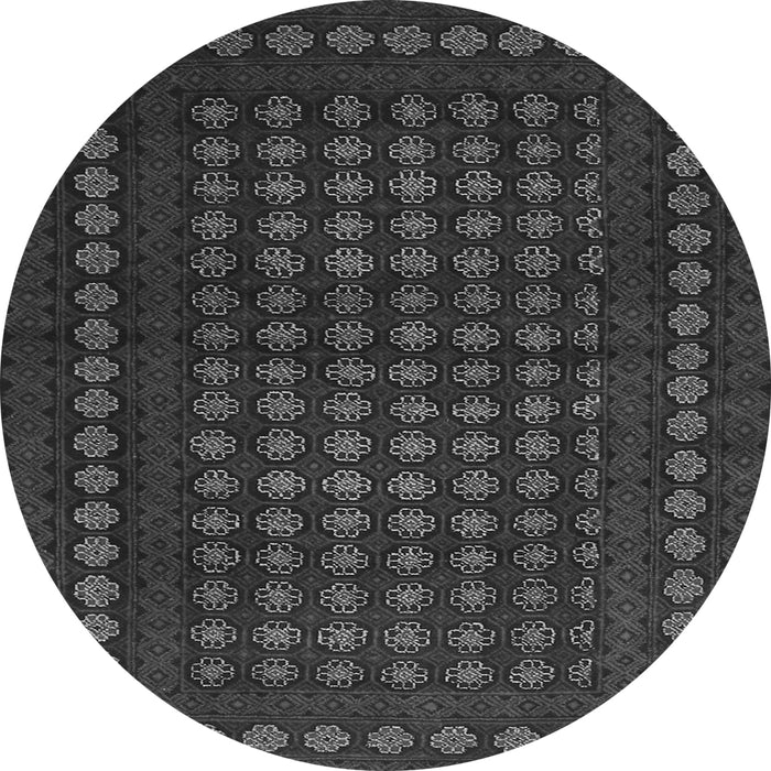 Square Abstract Gray Contemporary Rug, con1236gry