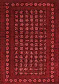 Abstract Red Contemporary Rug, con1236red