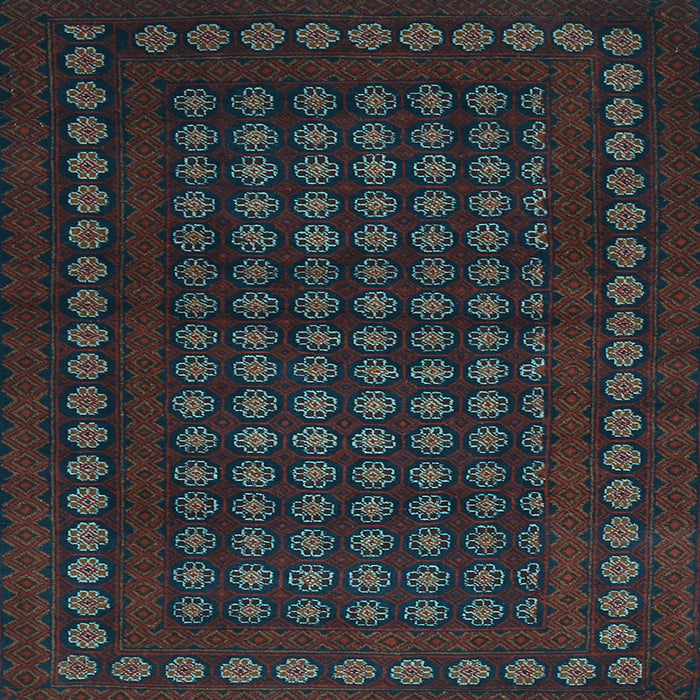Square Machine Washable Abstract Light Blue Contemporary Rug, wshcon1236lblu