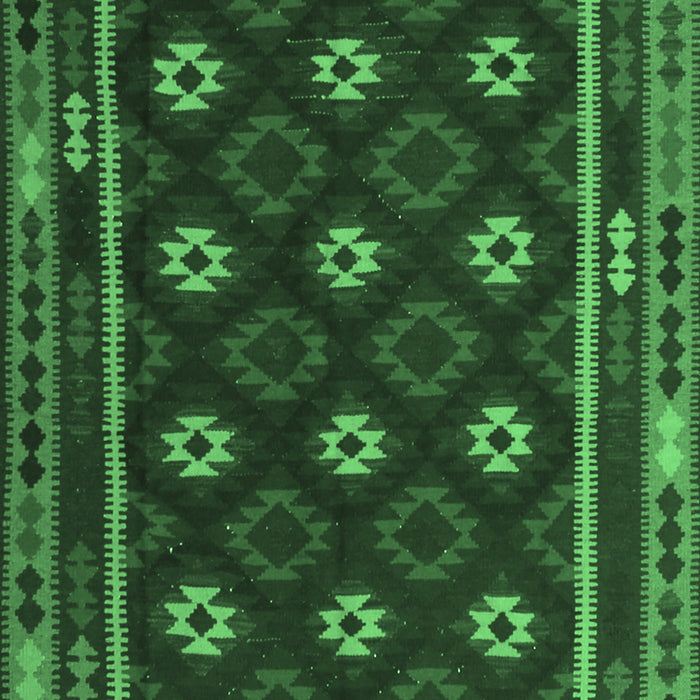 Oriental Emerald Green Traditional Rug, con1237emgrn