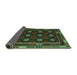 Sideview of Oriental Turquoise Traditional Rug, con1237turq