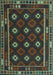 Oriental Light Blue Traditional Rug, con1237lblu