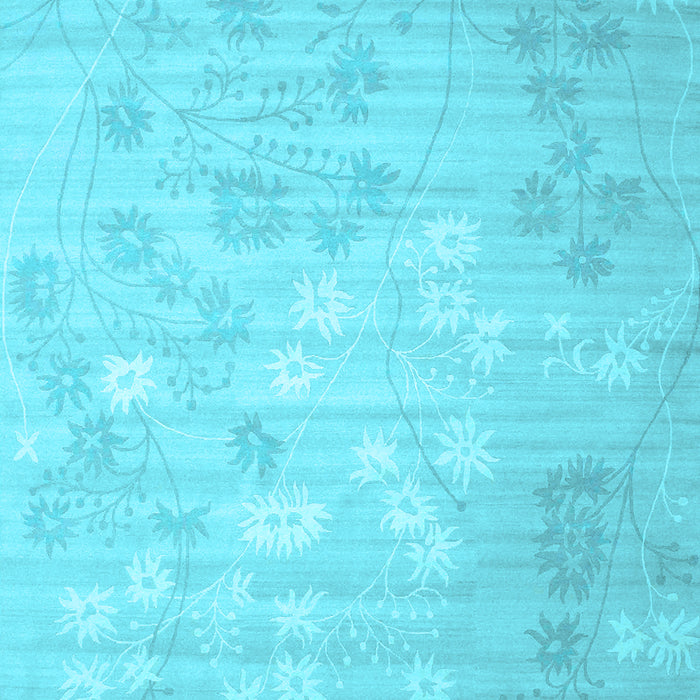 Abstract Light Blue Contemporary Rug, con1238lblu