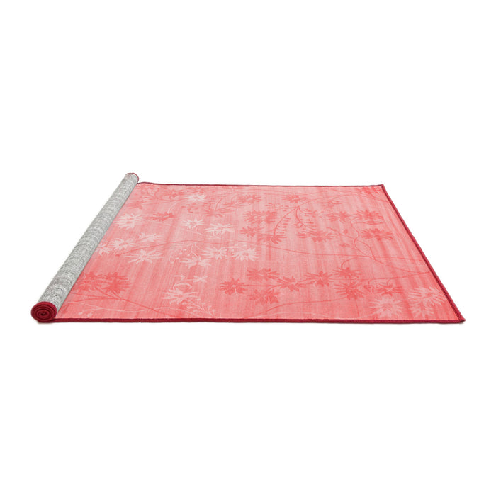 Contemporary Red Washable Rugs