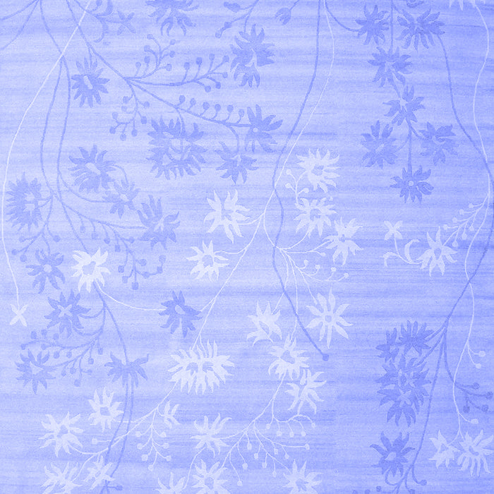 Machine Washable Abstract Blue Contemporary Rug, wshcon1238blu