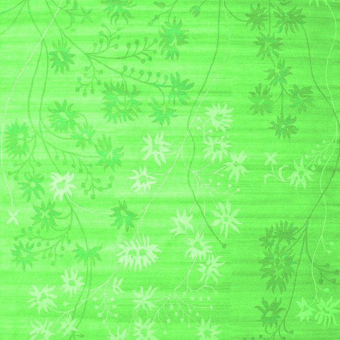 Abstract Green Contemporary Rug, con1238grn