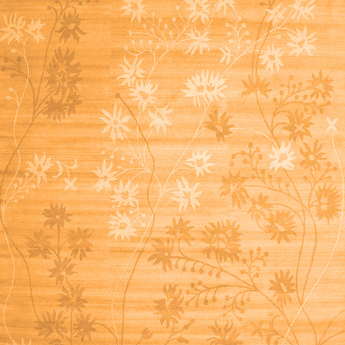 Serging Thickness of Machine Washable Abstract Orange Contemporary Area Rugs, wshcon1238org