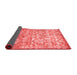 Abstract Red Contemporary Area Rugs