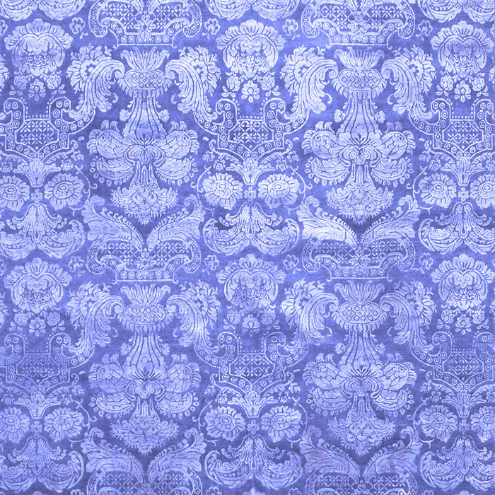 Abstract Blue Contemporary Rug, con1239blu