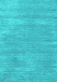 Abstract Turquoise Contemporary Rug, con123turq