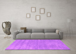 Machine Washable Abstract Pink Contemporary Rug in a Living Room, wshcon123pnk