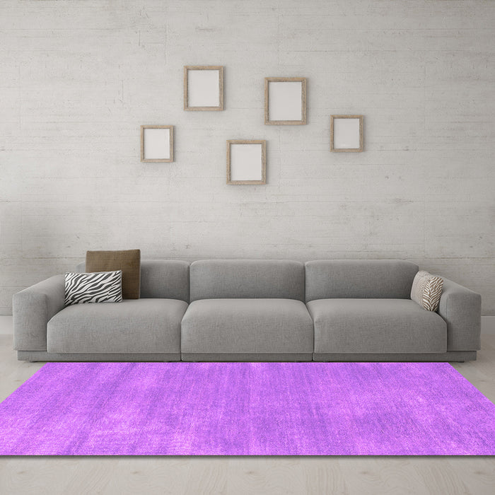 Machine Washable Abstract Pink Contemporary Rug in a Living Room, wshcon123pnk