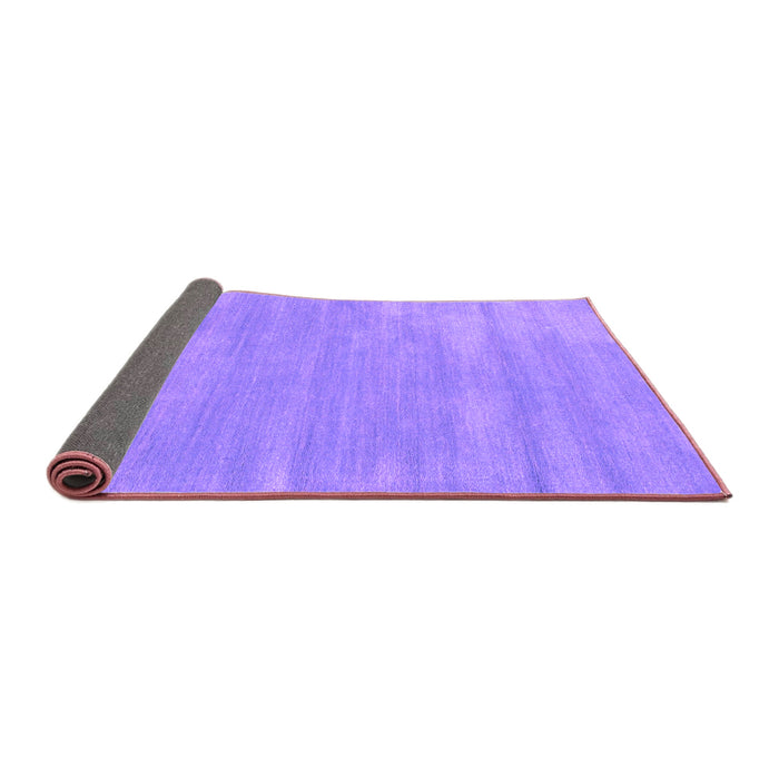 Sideview of Abstract Purple Contemporary Rug, con123pur