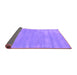 Sideview of Abstract Purple Contemporary Rug, con123pur