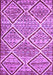 Machine Washable Abstract Purple Contemporary Area Rugs, wshcon1240pur