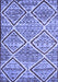 Machine Washable Abstract Blue Contemporary Rug, wshcon1240blu