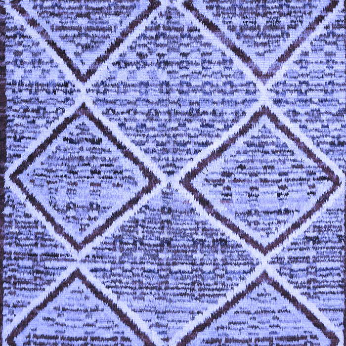 Machine Washable Abstract Blue Contemporary Rug, wshcon1240blu