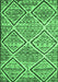 Abstract Emerald Green Contemporary Rug, con1240emgrn