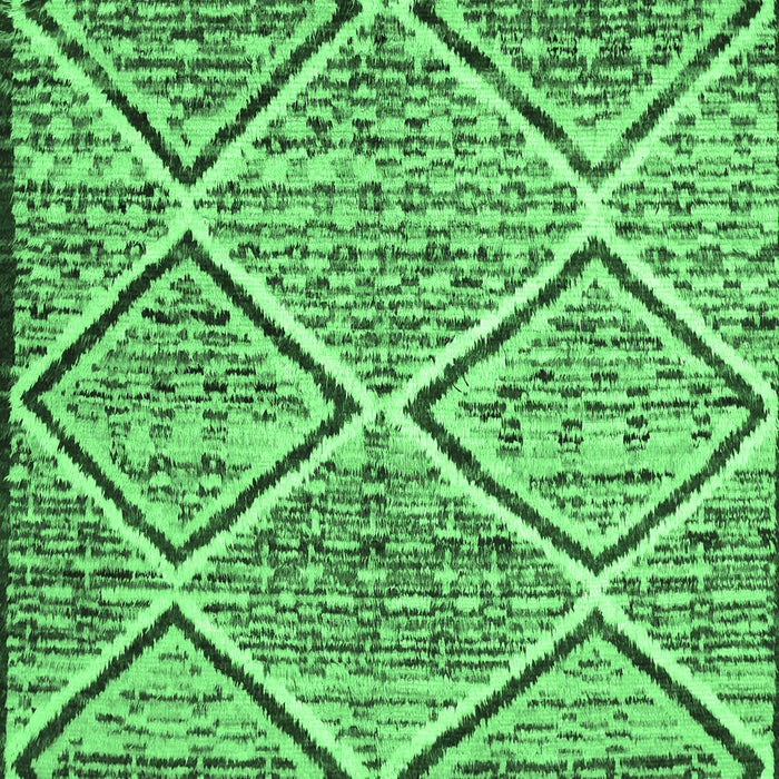 Abstract Emerald Green Contemporary Rug, con1240emgrn